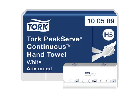 Tork 100589 PeakServe Continu Handdoek Advanced H5 1-laags 12x270 vel