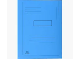 Dossiermap Exacompta Forever 290gr A4 2 kleppen blauw