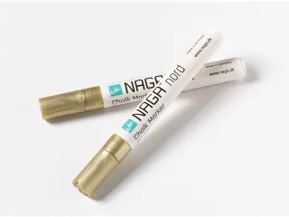 Krijtmarker 4,5mm Naga set a 2 st. goud - 4