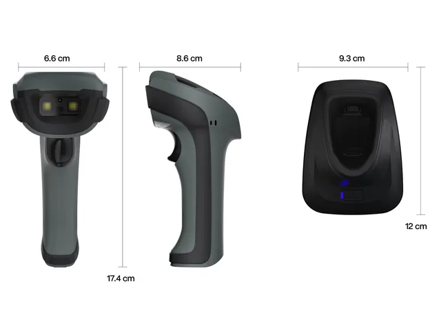 Safescan 350-BT Draadloze Barcodescanner met oplaadstation USB-A
