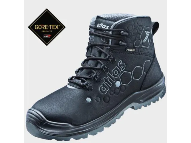 Chaussures de sécurité Atlas XT 500 GTX S3, SRC, ESD, noires, pointu