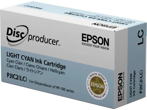 C13S020689 Epson PJIC7(LC) DP inkt lichtcyaan 31,5ml