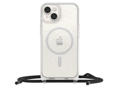 OtterBox Case React Necklace MagSafe iPhone 14 Stardust clear