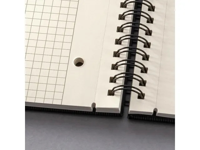 Bloc note Sigel Conceptum hardcover A4 spiralé noir quadrillé