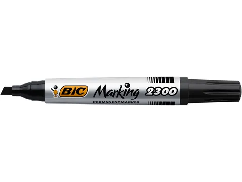 Viltstift Bic 2300 ecolutions schuin medium zwart