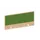 baliepaneel,v. bureau,aanbouw achter,B 1000mm,NE-esdoorn,BN7048-groen