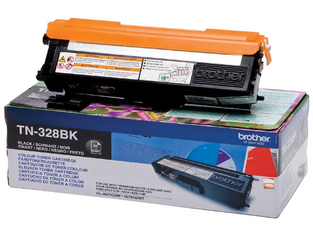 Tonercartridge Brother TN-328BK zwart