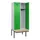locker met bank,HxBxD 2120x800x815mm,2vak,vak B 400mm,cilinderslot