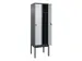 locker voor scheiding van kleding,HxBxD 2120x600x500mm,2vak