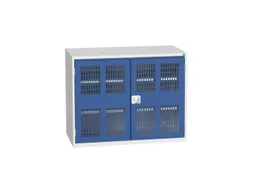 universele kast,HxBxD 900x1300x550mm,2xStalen bodem,draaigrendelslot
