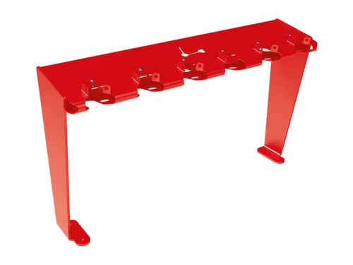 Steprek voor 6 steppen L 1006mm eenzijdig RAL3020