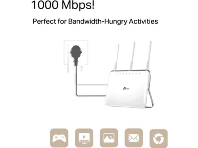 AV1000 Passthrough Powerline KIT Broadcom Netwerkadapter