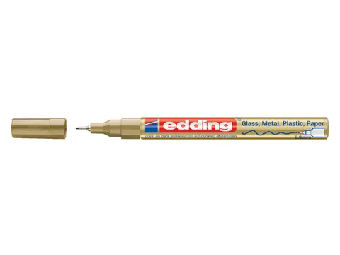 Viltstift edding 780 lakmarker rond goud 0.8mm