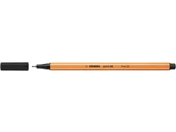 Fineliner STABILO point 88/46 zwart 0.4mm