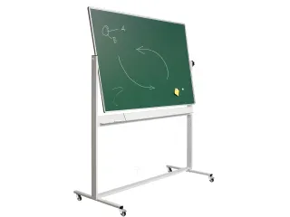 Smit Visual kantelbord Krijtbord Emaille Groen 100x200cm - 1