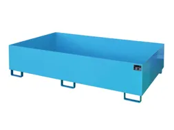 stellingopvangbak,opvangvol. 1000l,HxBxD 505x2150x1300mm,staal
