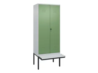 locker voor scheiding van kleding,HxBxD 2120x800x815mm,2vak - 1