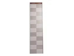 Menoor In-Uit bord 60 namen Aluminium Aanwezig/Afwezig donker Houtlook