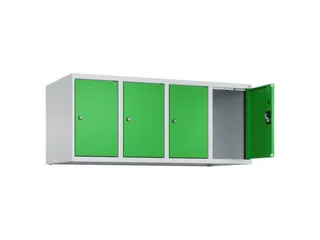 opzetkast,v. locker,4vak.,vak B 300mm,HxBxD 500x1200x500mm - 1