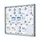 Vitrinekast Mededelingenbord Fire-proof schuifdeuren 15xA4