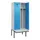 locker met bank,voor scheiding van kleding,HxBxD 2120x800x815mm,2vak