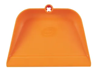 Vikan Hygiene stofblik met rechtopstaande aluminium steel 75cm Oranje - 4
