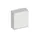 Schuifdeurkast 1150x1000x430mm Romp Lichtgrijs Decor Front Wit