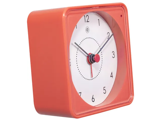 Alarmklok nXt Nathan 7.3x7.3x3.3cm oranje