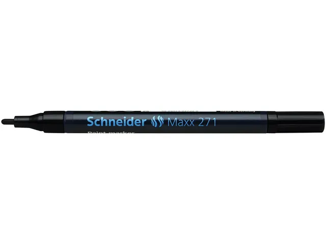 Lakmarker Schneider Maxx 271 1-2 mm zwart