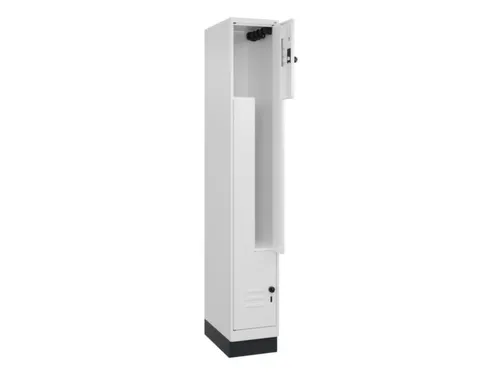 Z-garderobekast,HxBxD 1950x300x500mm,vak B 150/300mm,draaigrendel