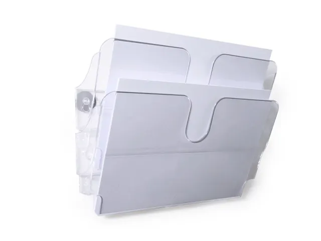 Folderhouder FLEXIPLUS 2 A4 liggend magnetisch transparant