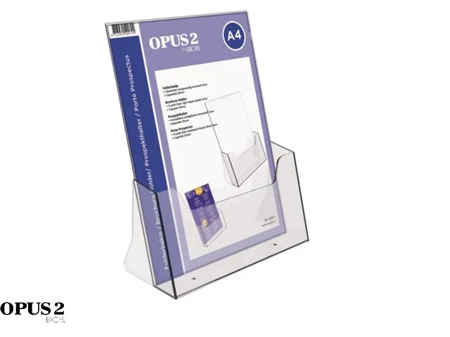 Folderhouder Europel A4 transparant