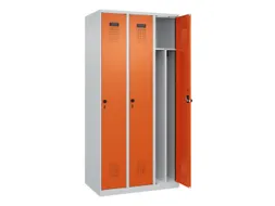 locker voor scheiding van kleding,HxBxD 1850x900x500mm,3vak