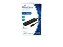 Mediarange verdeler USB-C naar 4x USB 3.0 hun MRCS508 zilver