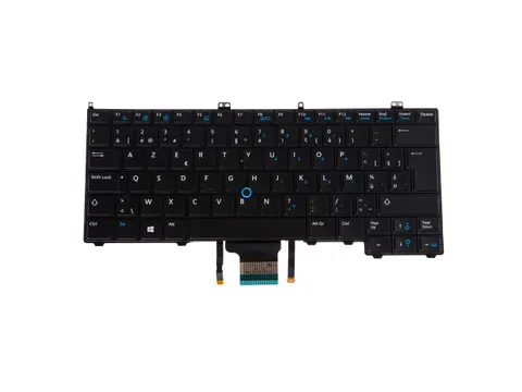 Origin Storage KB-608CV, Clavier, Belge, Clavier backlight, DELL, DELL