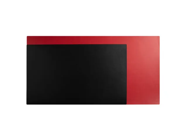 Onderlegger PU 40x80cm zwart/rood