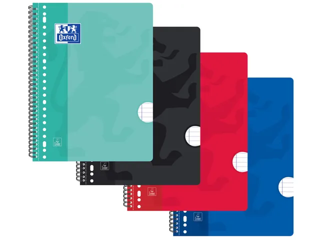 Collegeblok Oxford Scribzee A4 23-Gaats Lijn 80Vel Assorti