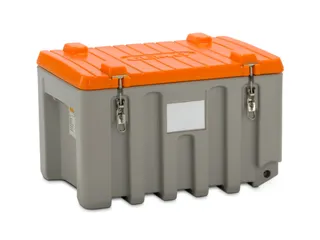 Opbergbox 150L H X B X D 530X 800X 600Mm Grijs/oranje - 1