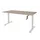 Slinger Bureau Zit-sta Wit Poot 160x80cm Blad Havana Kers