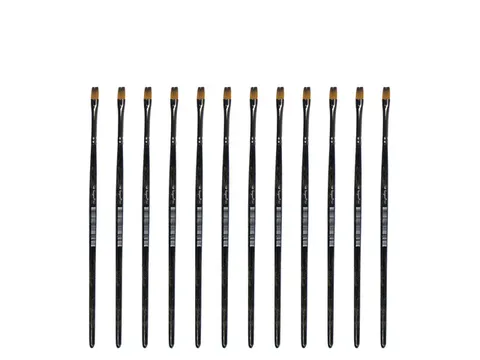 Penseel Kangaro Serie 341 plat Nr. 4 synthetisch doos 12 stuks
