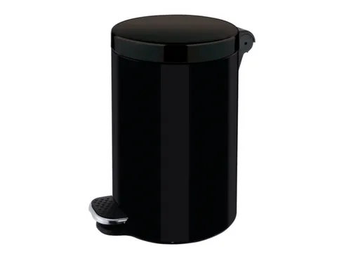 pedaalemmer,3l,HxØ 260x170mm,binnenbak kunststof,romp staal zwart