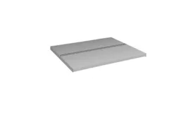 legbord,v. dossierstelling,BxD 750x600mm,vakl. 90kg,staal,RAL7035