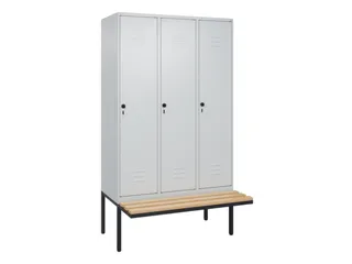 locker voor scheiding van kleding,HxBxD 2120x1200x815mm,3vak - 1