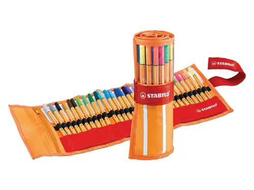 Fineliner Stabilo Point 88 0.4mm 30stuks Assorti Rollerset