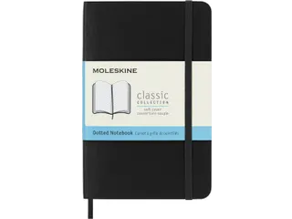 Notitieboek Moleskine pocket 90x140mm dots soft cover zwart - 1