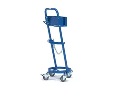 Flessenkar,draagverm. 80kg,laadvl. Ø 310mm,1x11l fles,platform open