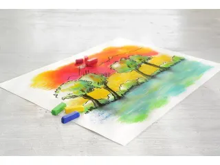 Pastelkrijt Faber-Castell halve lengte etui à 72 stuks - 7