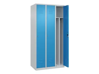 locker voor scheiding van kleding,HxBxD 1850x900x500mm,3vak - 2