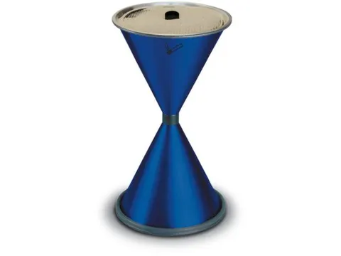 Zandasbak Staalplaat Draaimechaniek Aluminium Blauw