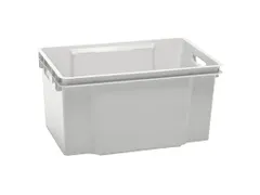 Crownest Opbergbox 50 Liter Lichtgrijs